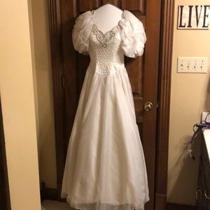 White dress full length